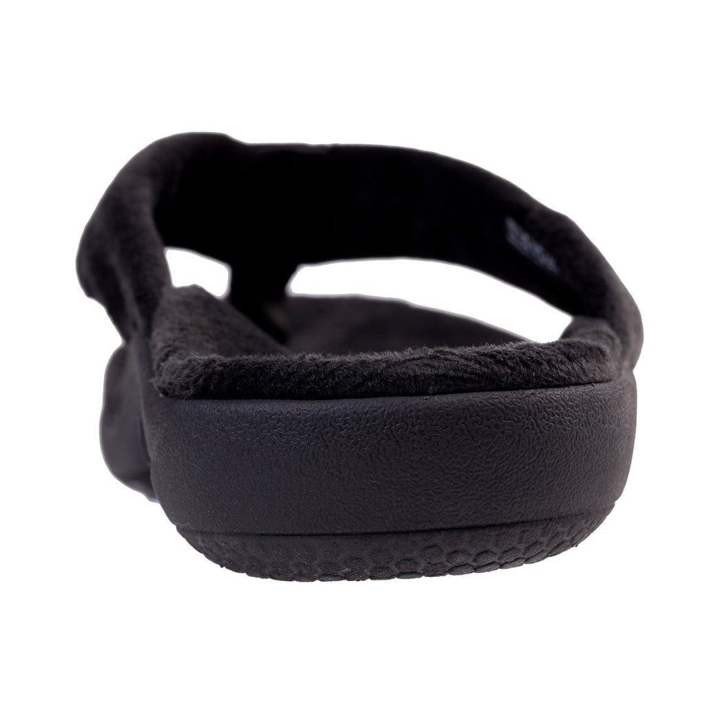 Spenco Victoria Cozy Memory Foam Support Women's Slippers - Black - Product View - 5