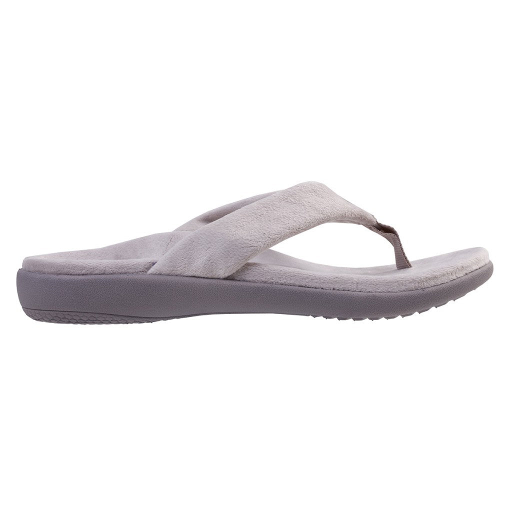 Spenco Victoria Cozy Memory Foam Support Women's Slippers - Grey - Product View - 1