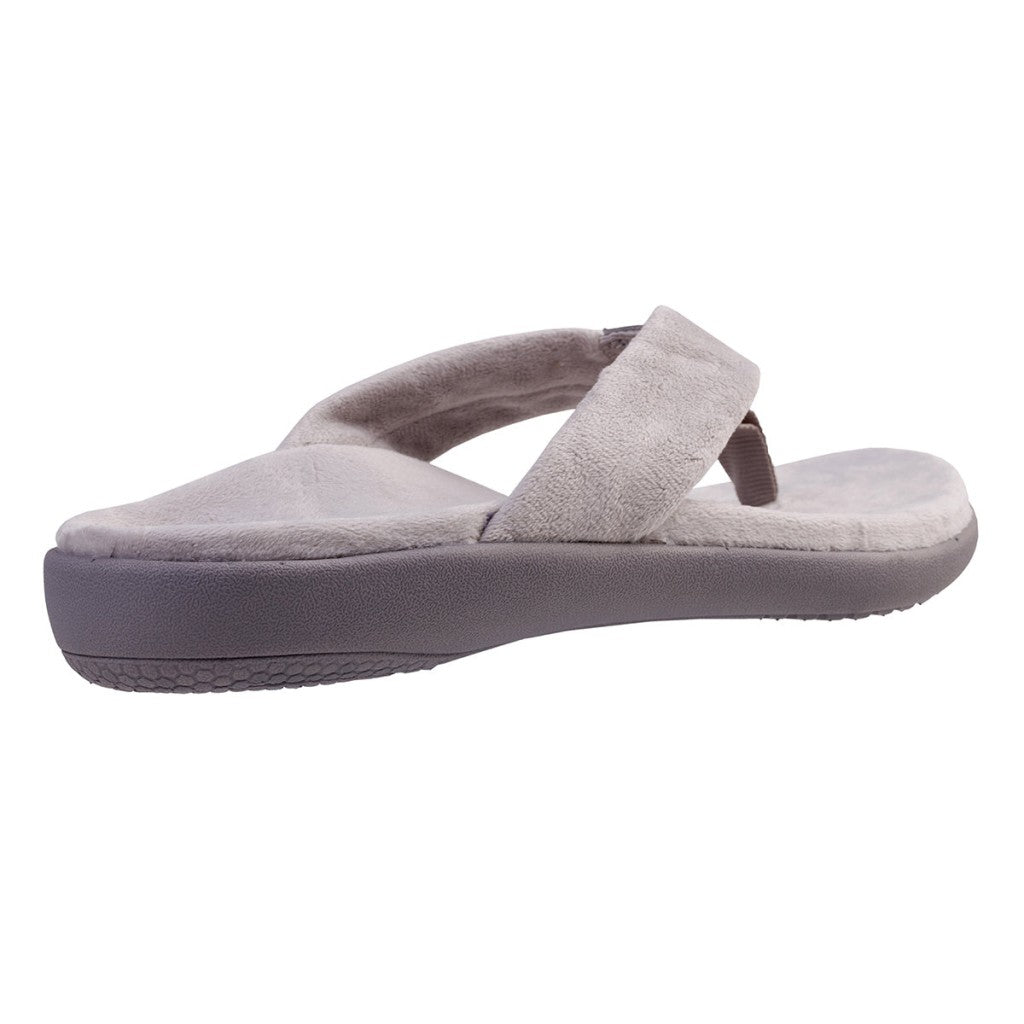 Spenco Victoria Cozy Memory Foam Support Women's Slippers - Grey - Product View - 4