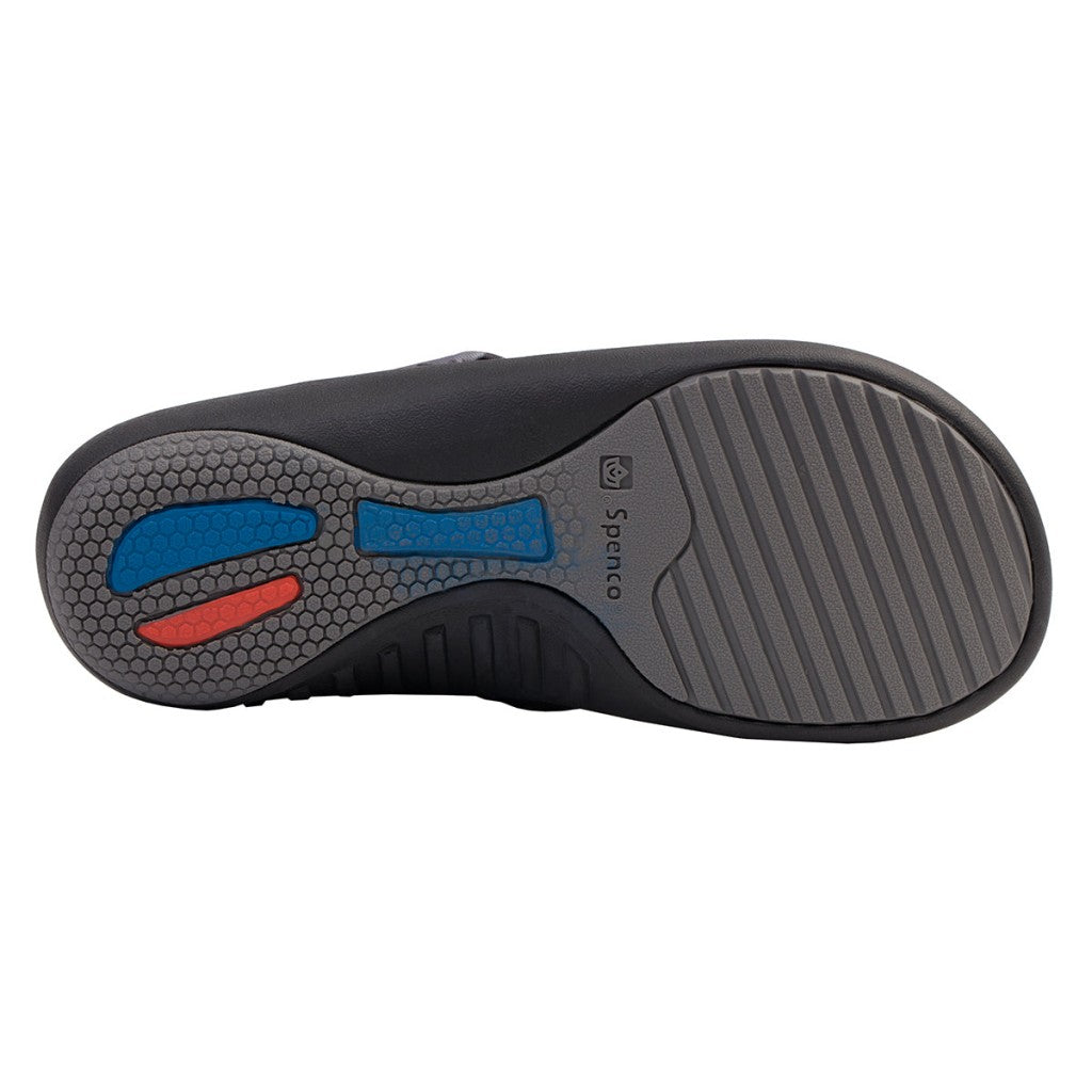Spenco Victoria Floral Memory Foam Orthotic Support Women's Sandals - Black - Product View - 6