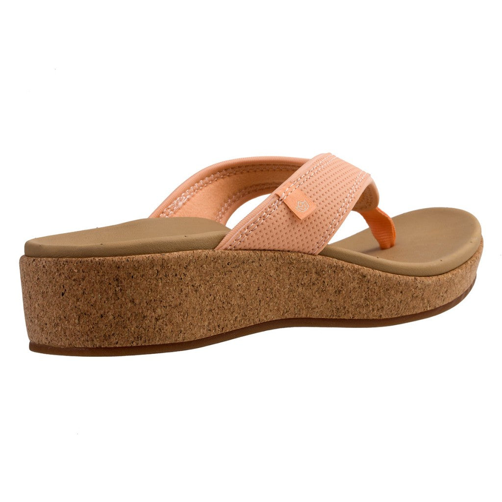 Spenco Willow Wedge Women's Sandals - Coral Sands - Product View - 4
