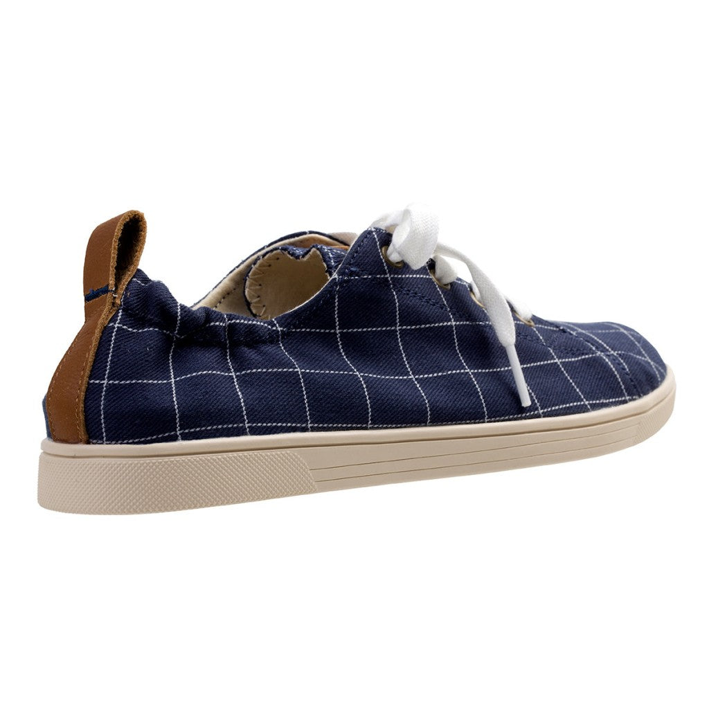 Spenco Windowpane Sneaker Women's Shoes - Navy - Product View - 4