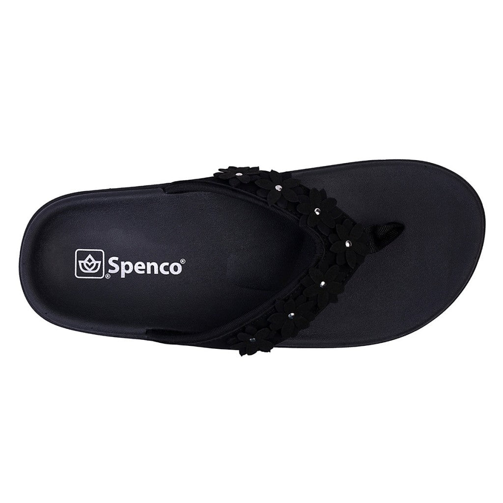 Spenco Yumi Belize Orthotic Support Women's Sandals - Black - Product View - 7