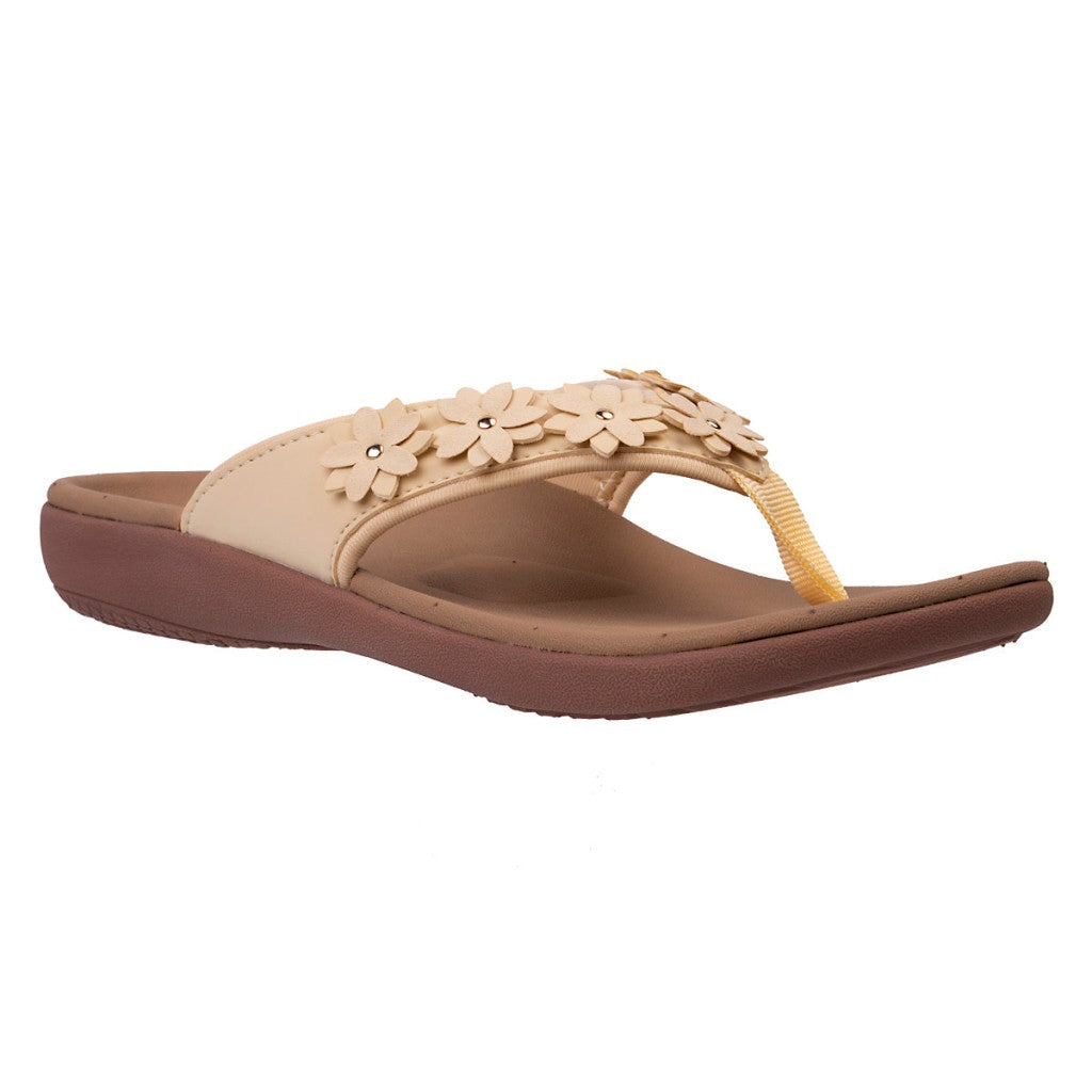 Spenco Yumi Belize Orthotic Support Women's Sandals - Chamomille - Product View - 2