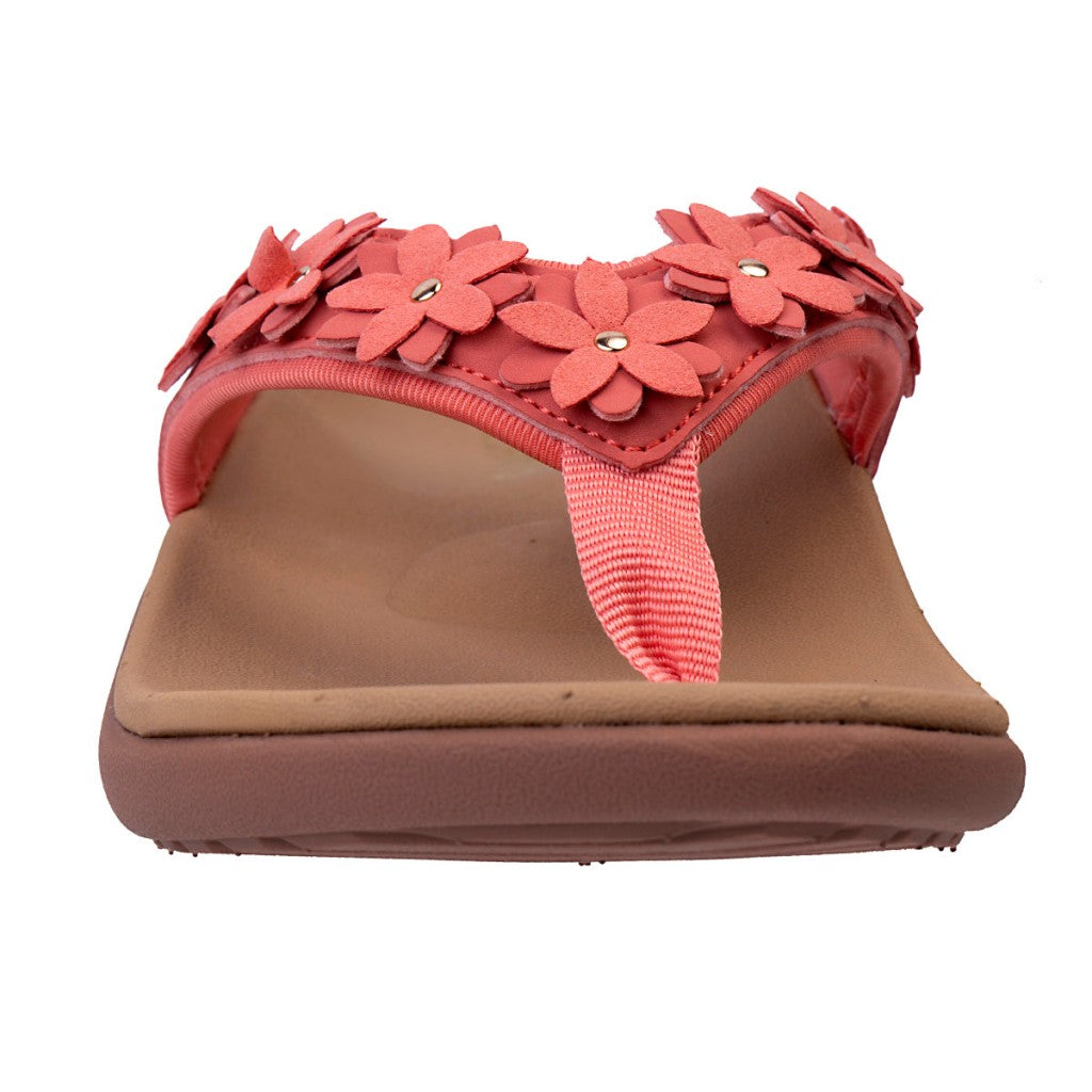 Spenco Yumi Belize Orthotic Support Women's Sandals - Crabapple - Product View - 3