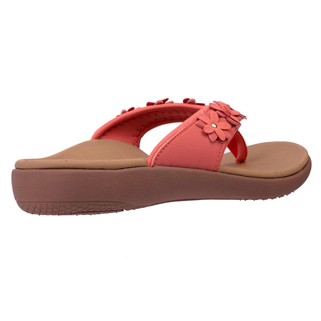 Spenco Yumi Belize Orthotic Support Women's Sandals - Crabapple - Product View - 4