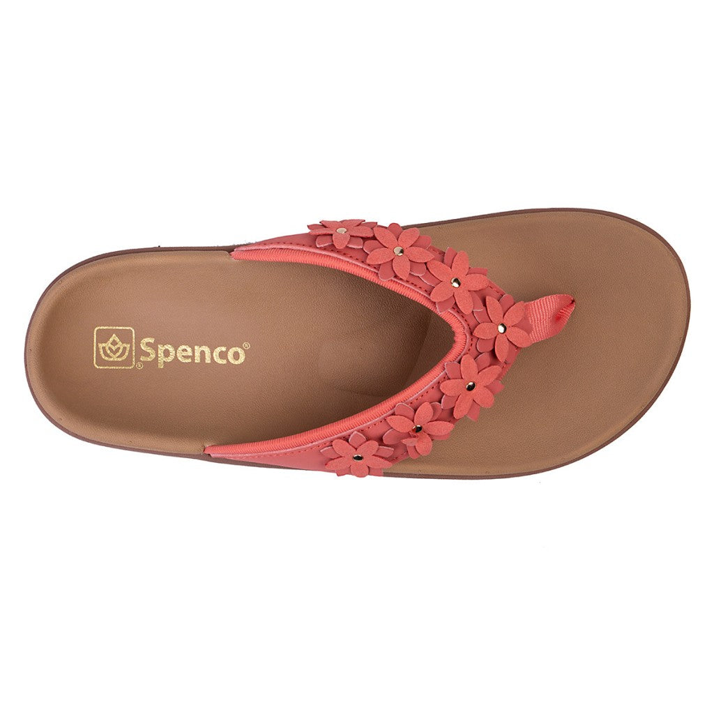 Spenco Yumi Belize Orthotic Support Women's Sandals - Crabapple - Product View - 7