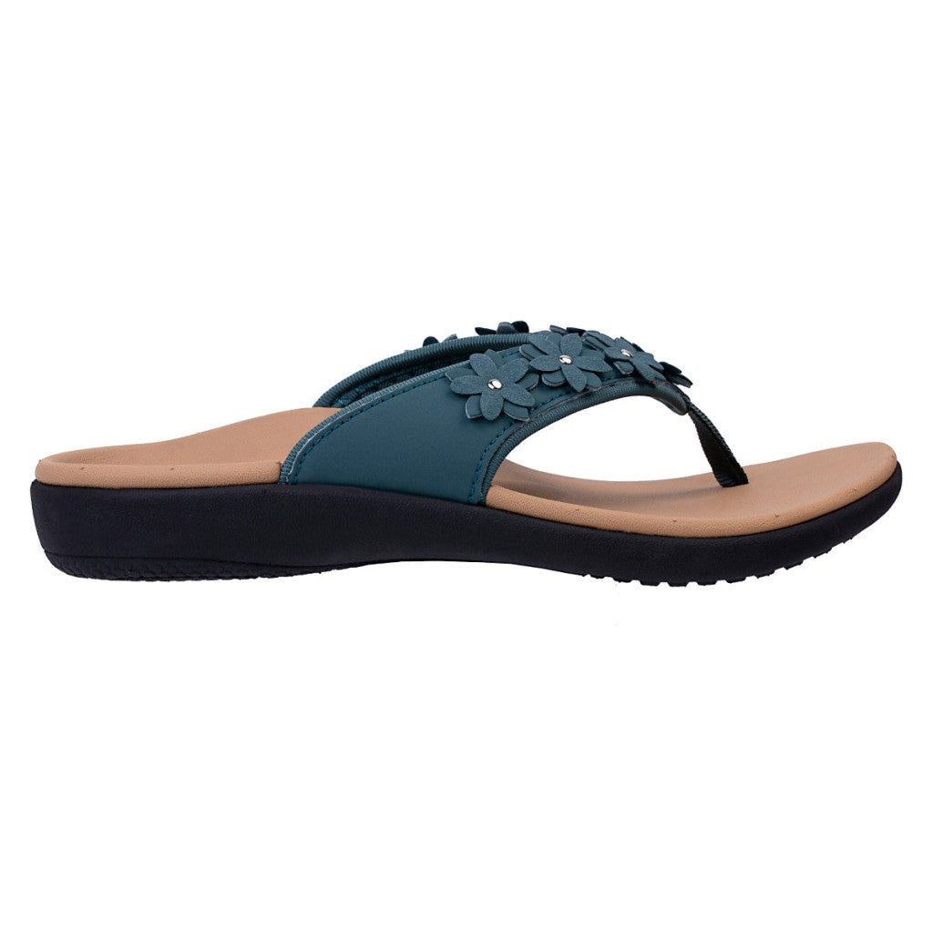 Spenco Yumi Belize Orthotic Support Women's Sandals - Mallard Green - Product View - 1