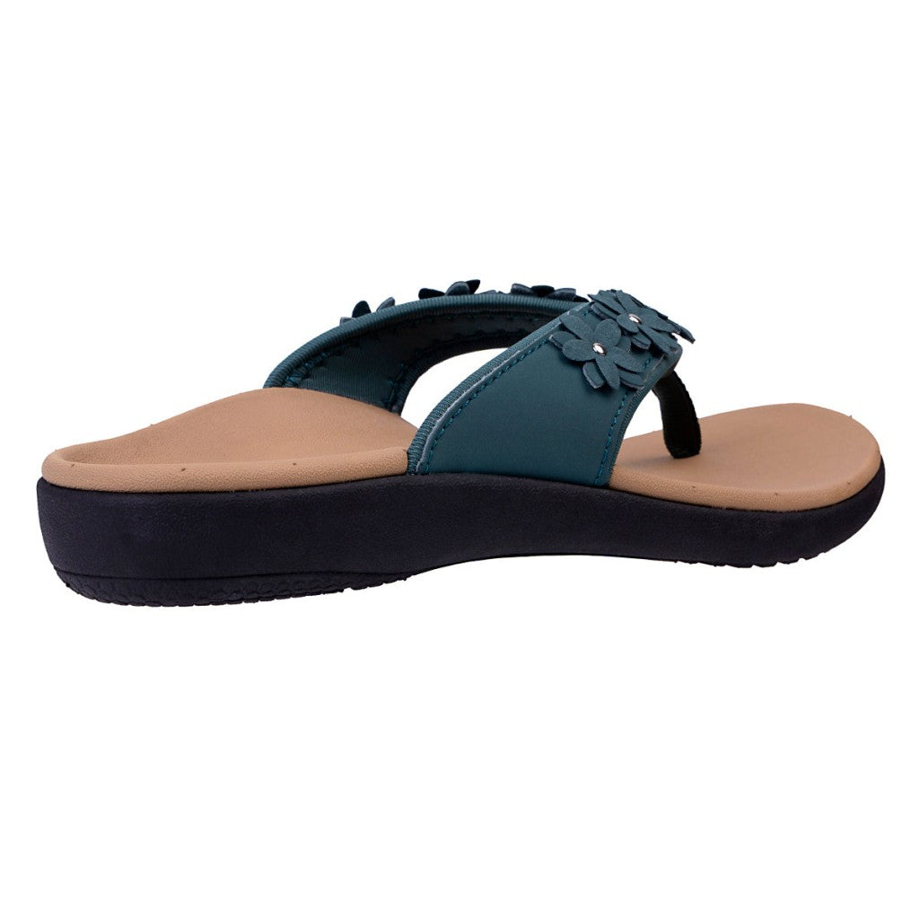 Spenco Yumi Belize Orthotic Support Women's Sandals - Mallard Green - Product View - 4