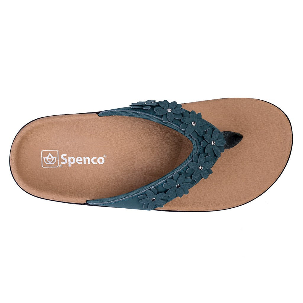 Spenco Yumi Belize Orthotic Support Women's Sandals - Mallard Green - Product View - 7
