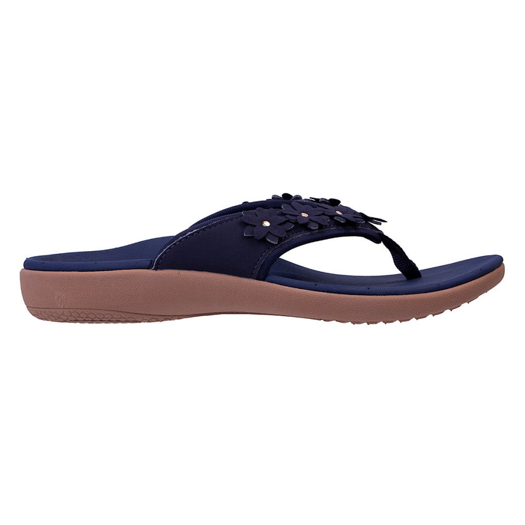 Spenco Yumi Belize Orthotic Support Women's Sandals - Peacoat - Product View - 1