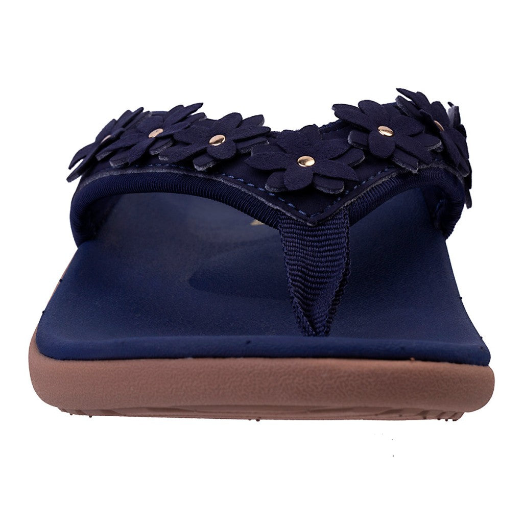 Spenco Yumi Belize Orthotic Support Women's Sandals - Peacoat - Product View - 3
