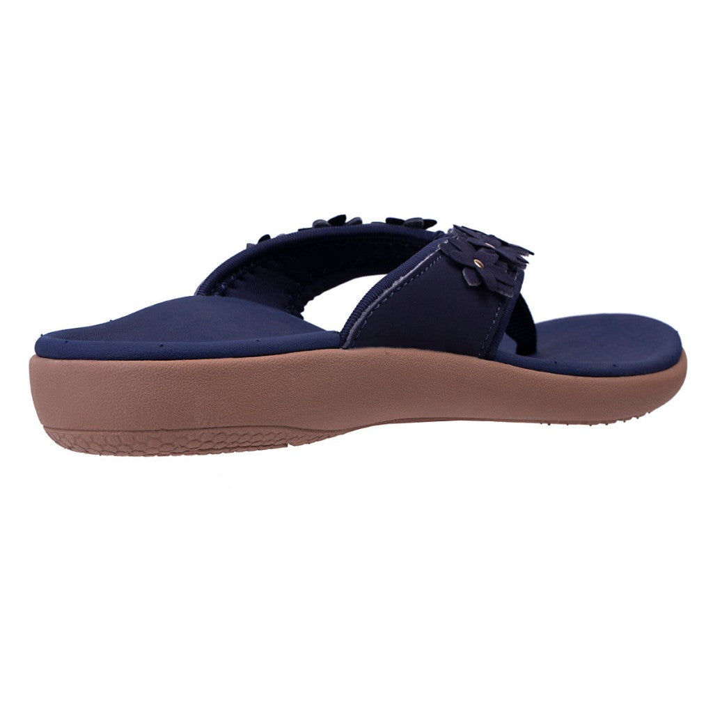 Spenco Yumi Belize Orthotic Support Women's Sandals - Peacoat - Product View - 4