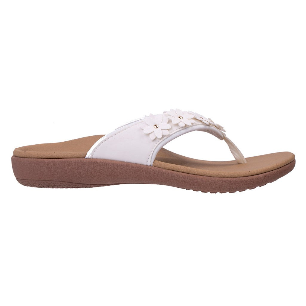 Spenco Yumi Belize Orthotic Support Women's Sandals - White - Product View - 1