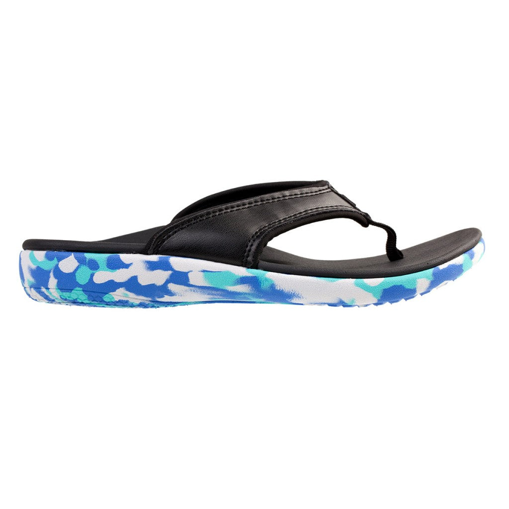 Spenco Yumi Camo Supportive Full Contact Comfort Women's Sandals - Black - Product View - 1