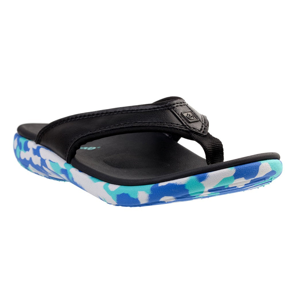 Spenco Yumi Camo Supportive Full Contact Comfort Women's Sandals - Black - Product View - 2