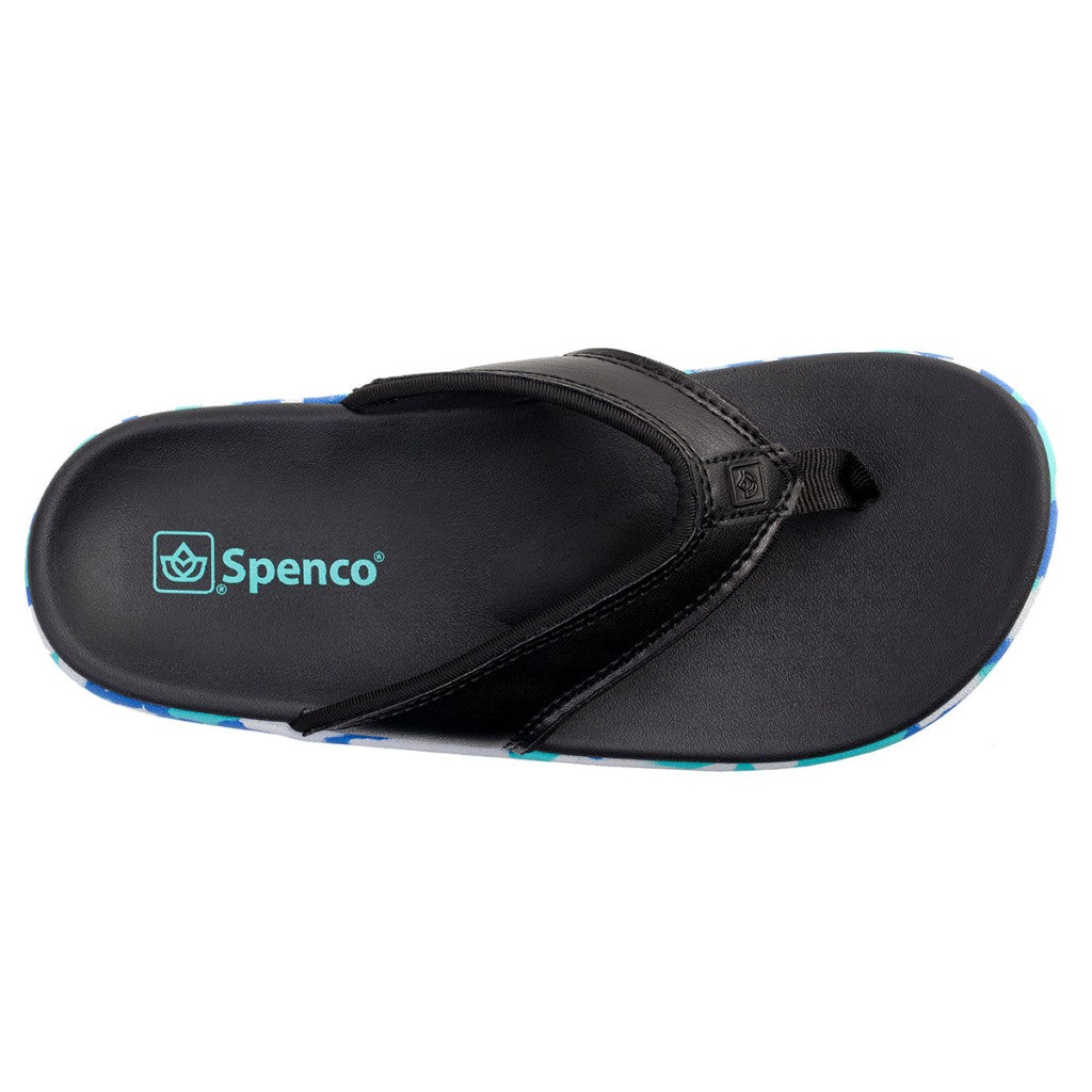 Spenco Yumi Camo Supportive Full Contact Comfort Women's Sandals - Black - Product View - 7