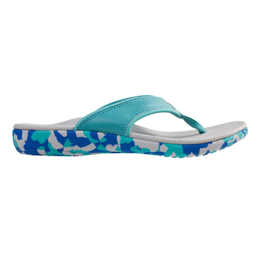 Spenco Yumi Camo Supportive Full Contact Comfort Women's Sandals - Lagoon - Product View - 1
