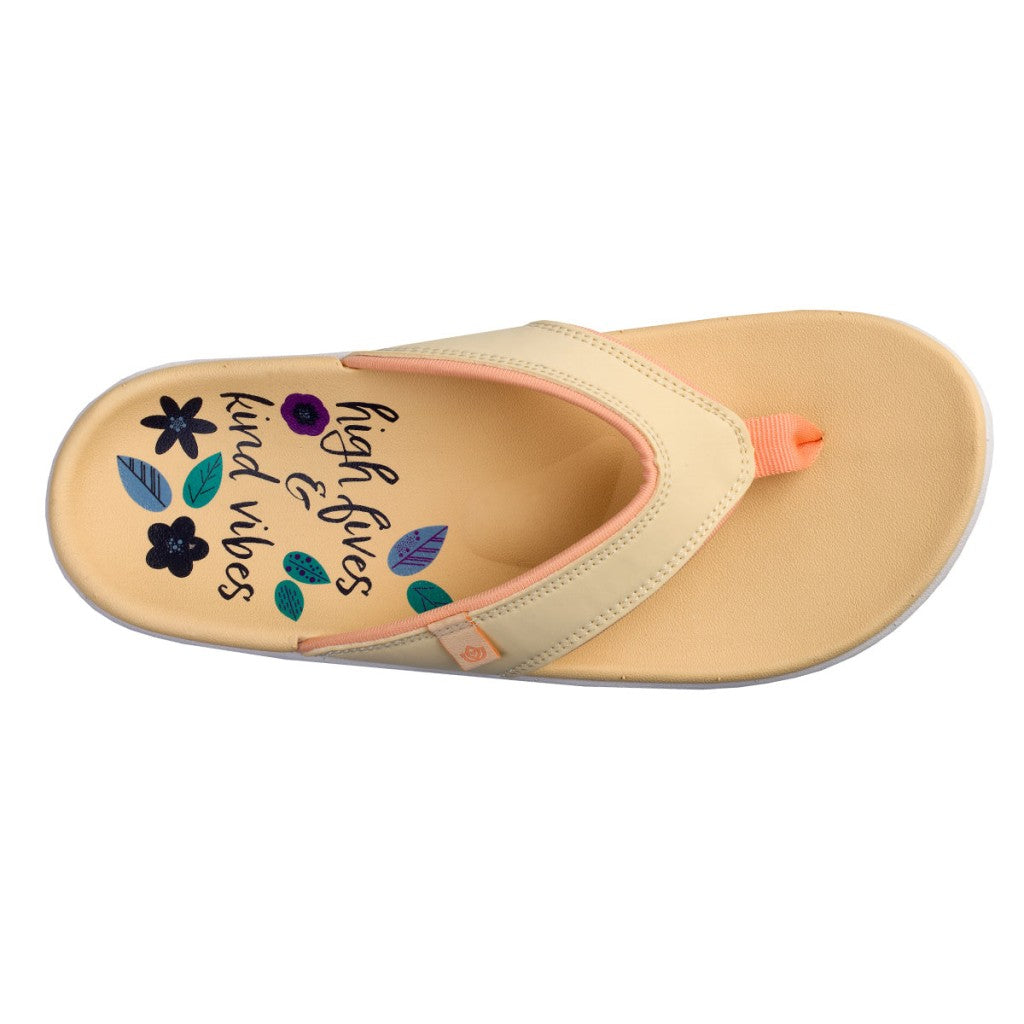 Spenco Yumi High Five Comfort Support Women's Sandals - Chamomille - Product View - 7