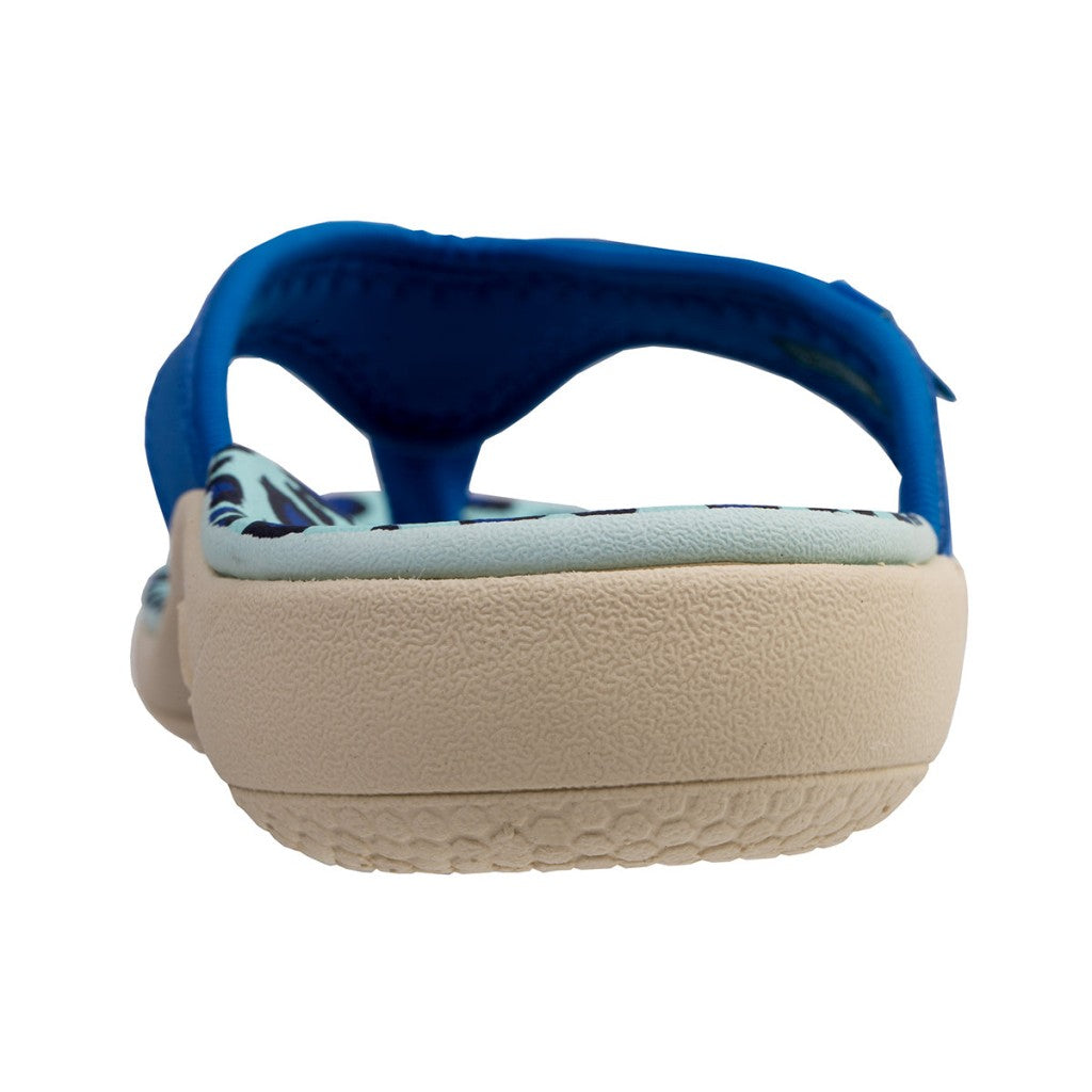 Spenco Yumi Wild Women's Sandals - Blue Leopard - Product View - 5