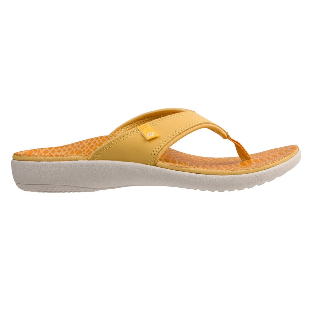Spenco Yumi Wild Women's Sandals - Yellow Snake - Product View - 1