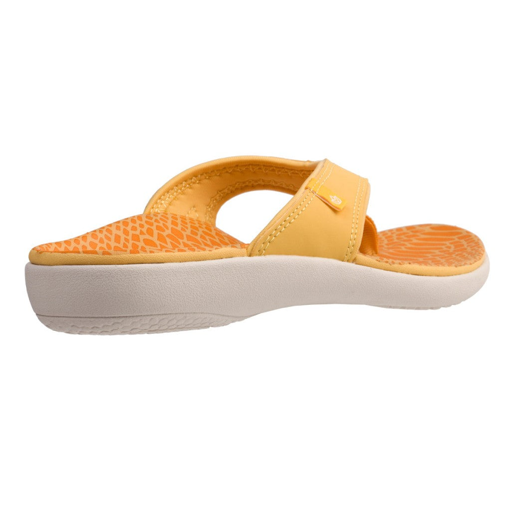 Spenco Yumi Wild Women's Sandals - Yellow Snake - Product View - 4