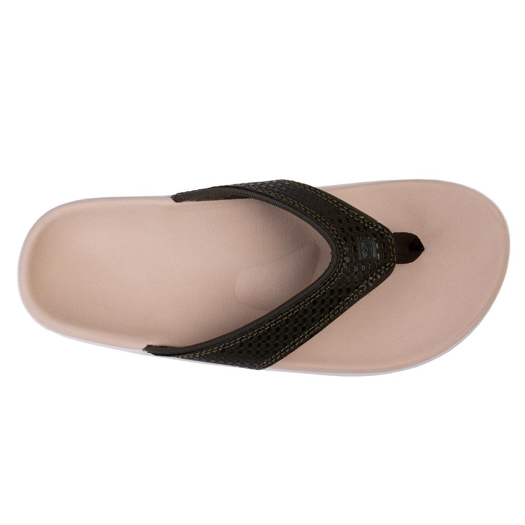 Spenco Yumi Woven with Orthotic Support Women's Sandals - Hunter Green - Product View - 7