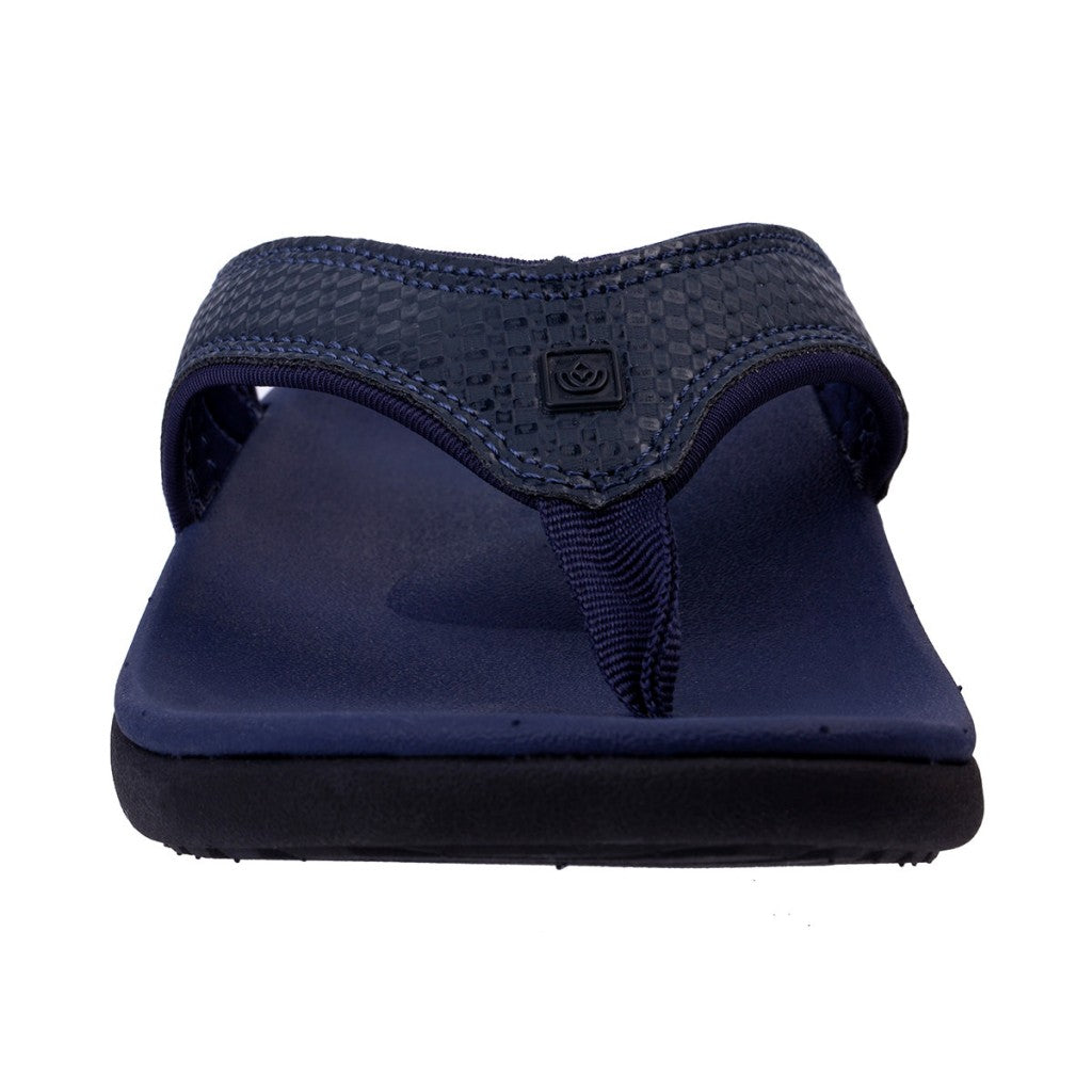Spenco Yumi Woven with Orthotic Support Women's Sandals - Peacoat - Product View - 3