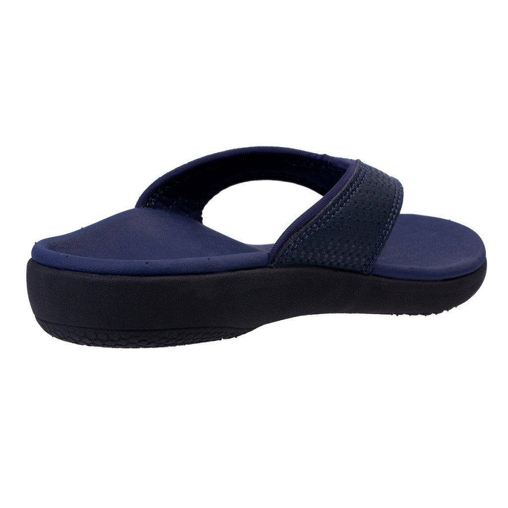Spenco Yumi Woven with Orthotic Support Women's Sandals - Peacoat - Product View - 4
