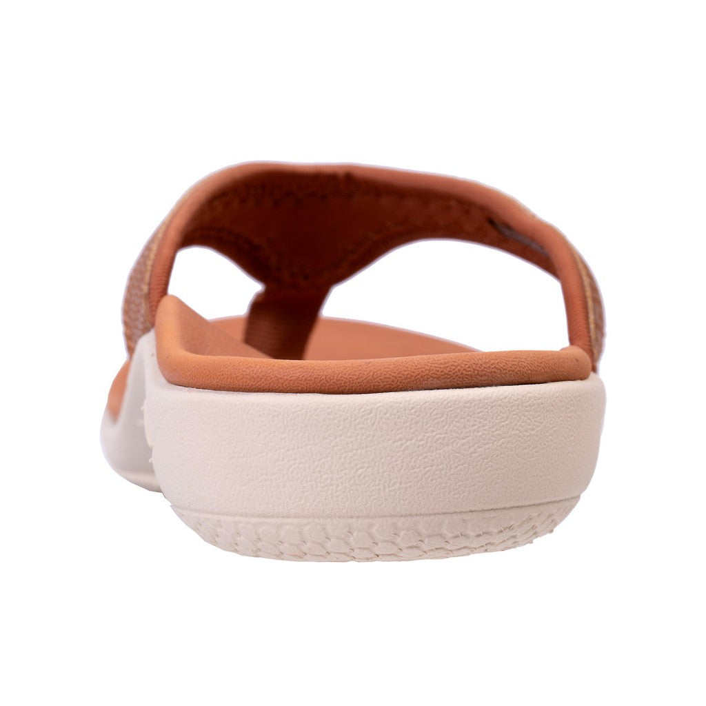 Spenco Yumi Woven with Orthotic Support Women's Sandals - Saddle - Product View - 5