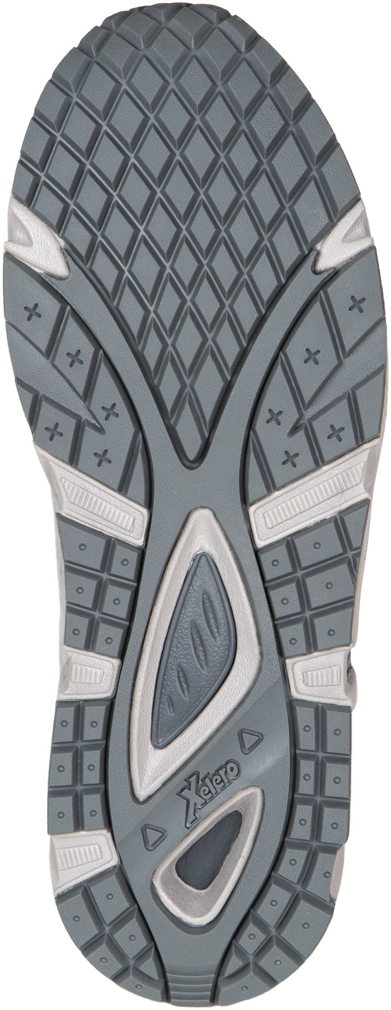 Xelero Genesis II Supportive Motion Control Men's Shoe - Shark Grey - Sole View - 5