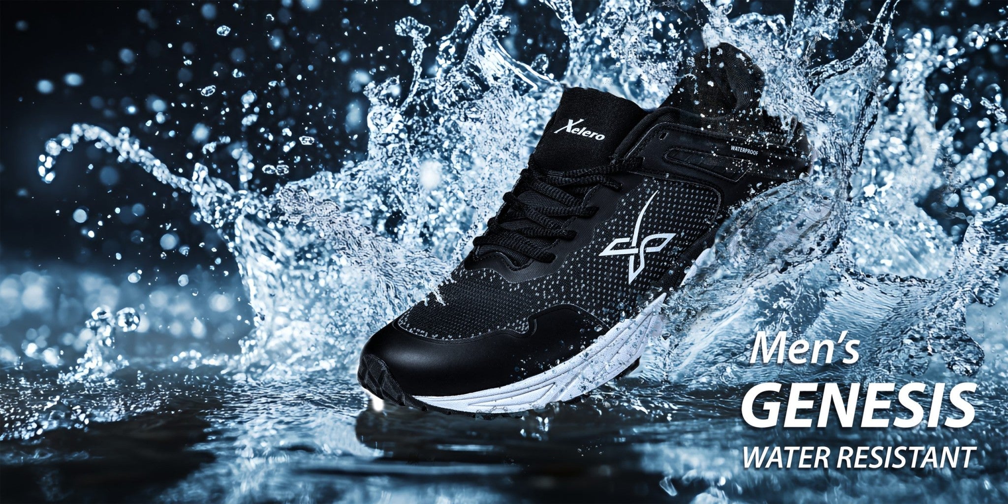 Xelero Genesis WP Men's Shoe - Black - Product View - 7