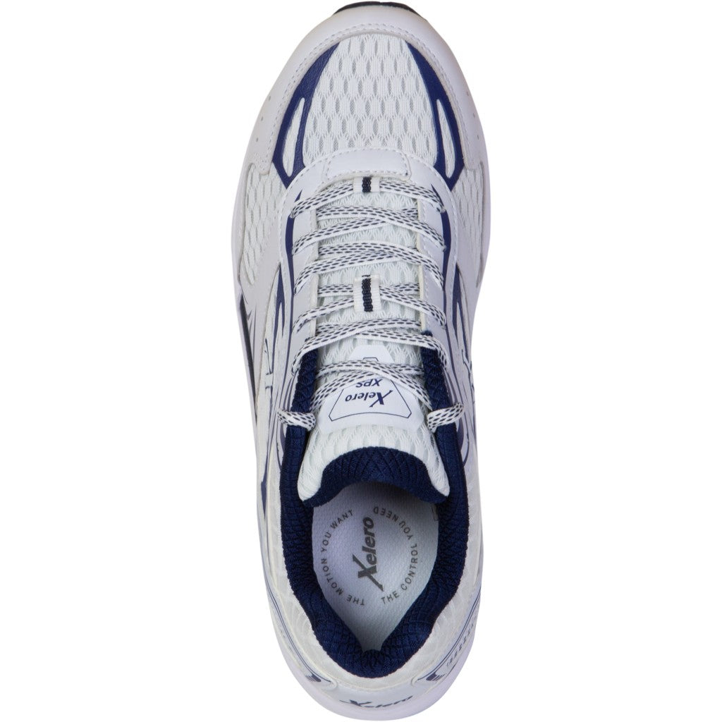 Xelero Genesis XPS Men's Shoe - White/Navy - Product View - 2