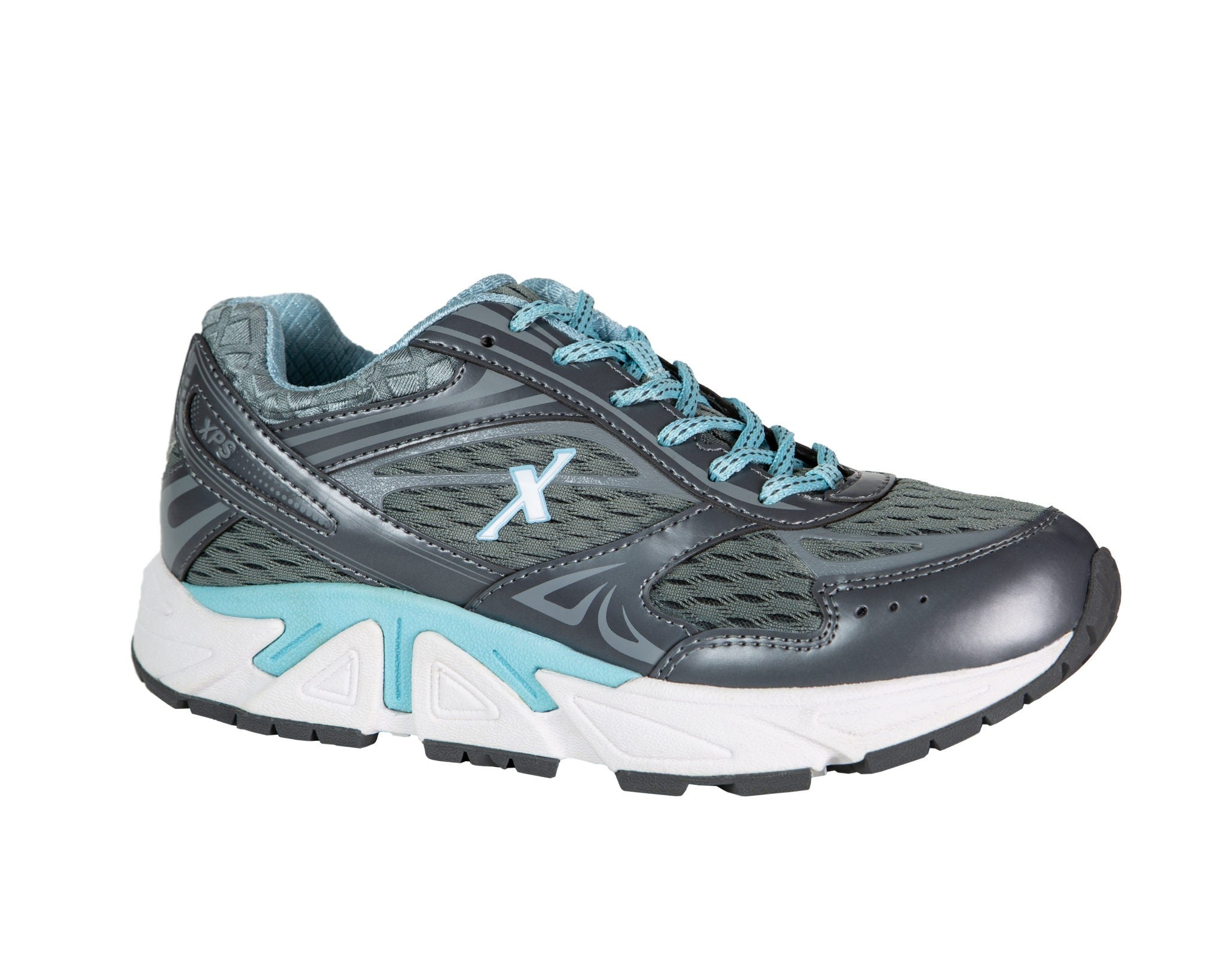 Xelero Genesis XPS Women's Shoe - Graphite/Mint - Product View - 6