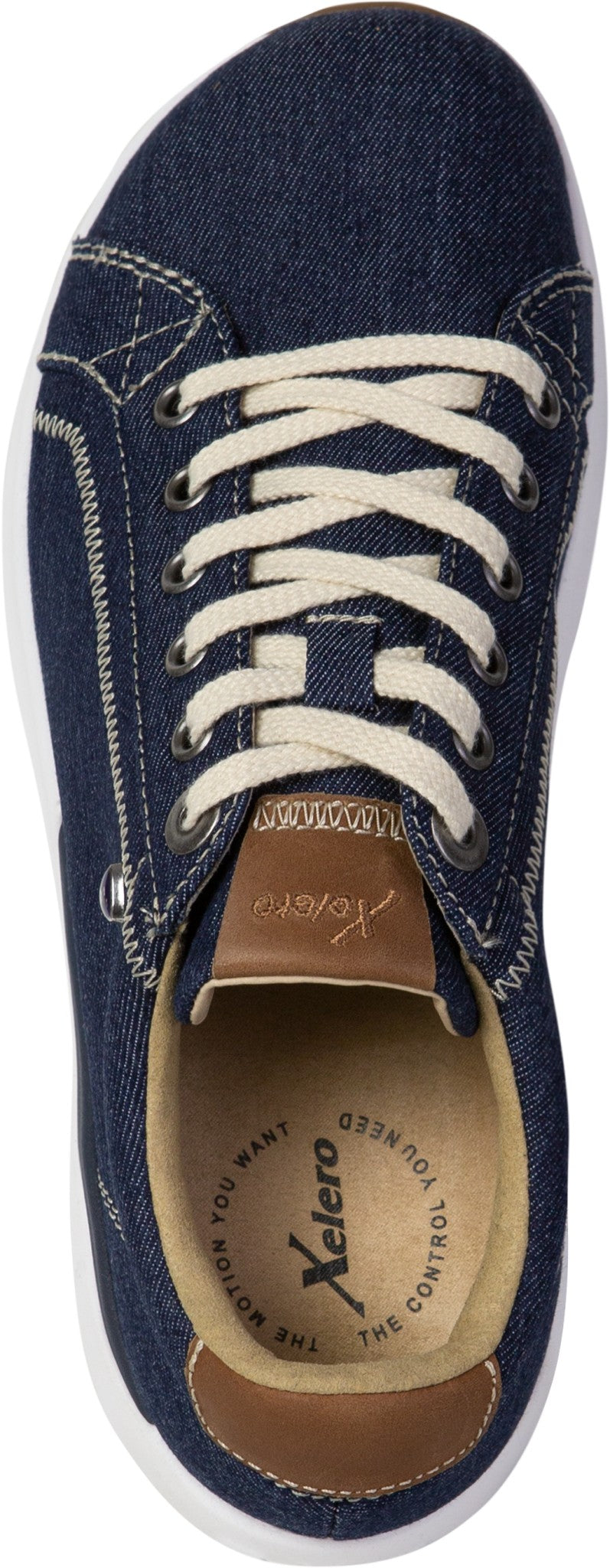 Xelero Heidi Canvas Shoe Women's Shoe - Navy - Product View - 2