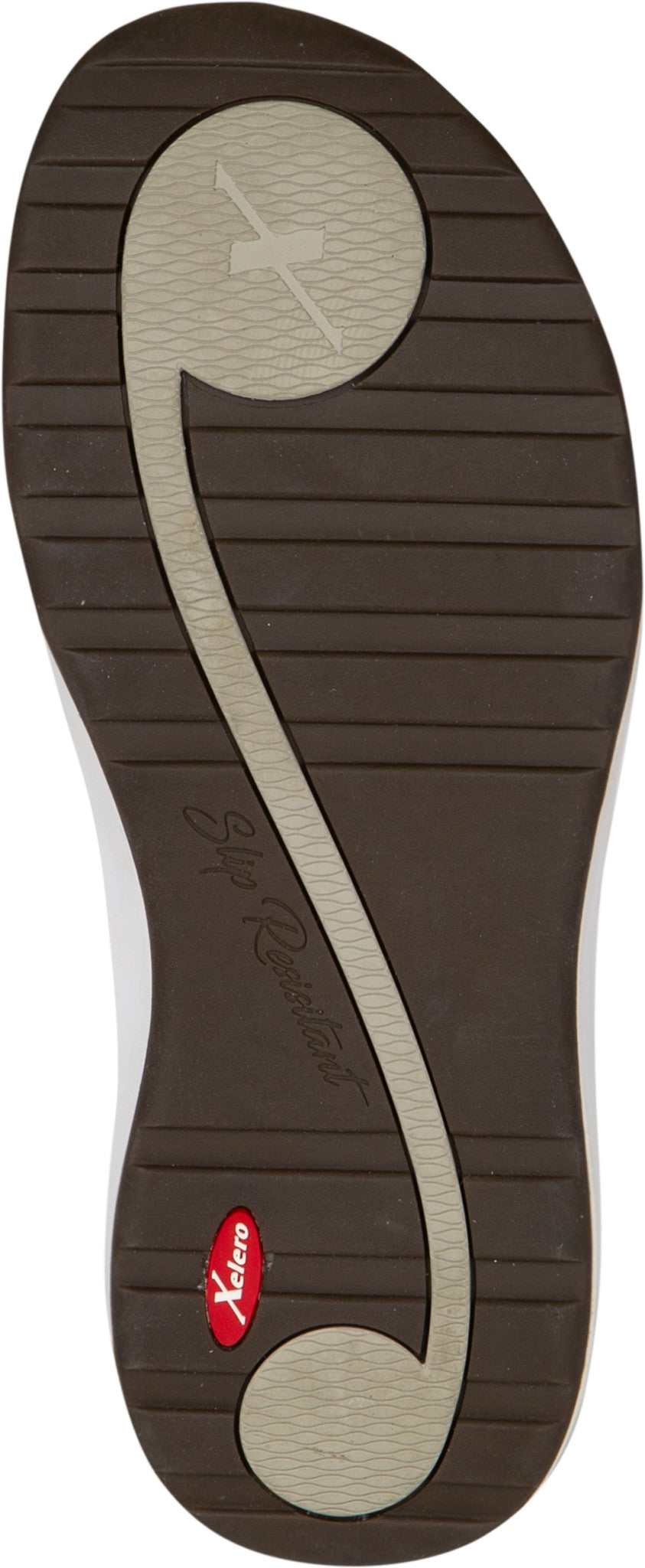 Xelero Heidi Shoe supportive, stable walking shoe - Fawn - Sole View - 4