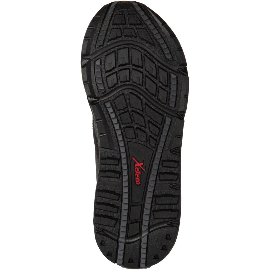 Xelero Matrix V Leather Men's Shoe - Black - Sole View - 4