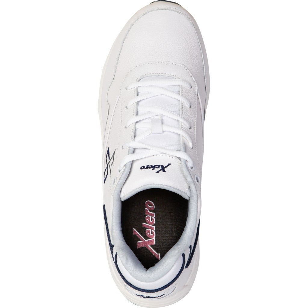 Xelero Matrix V Leather Men's Shoe - White Navy - Product View - 2