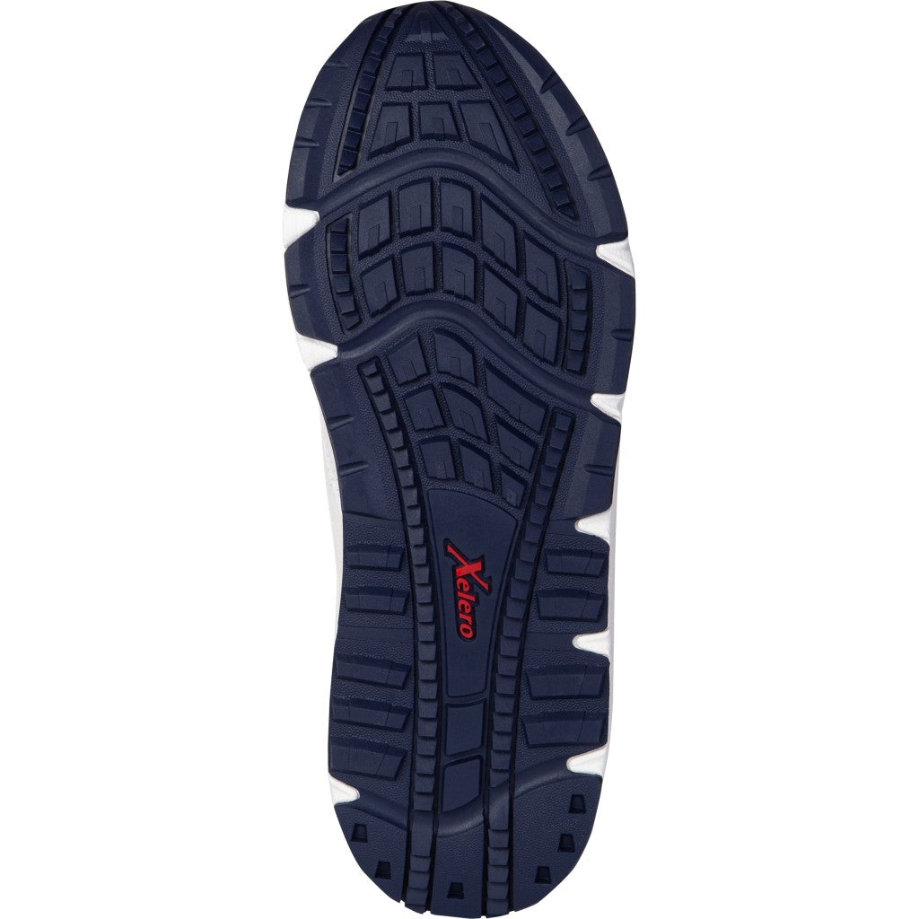 Xelero Matrix V Leather Men's Shoe - White Navy - Sole View - 4