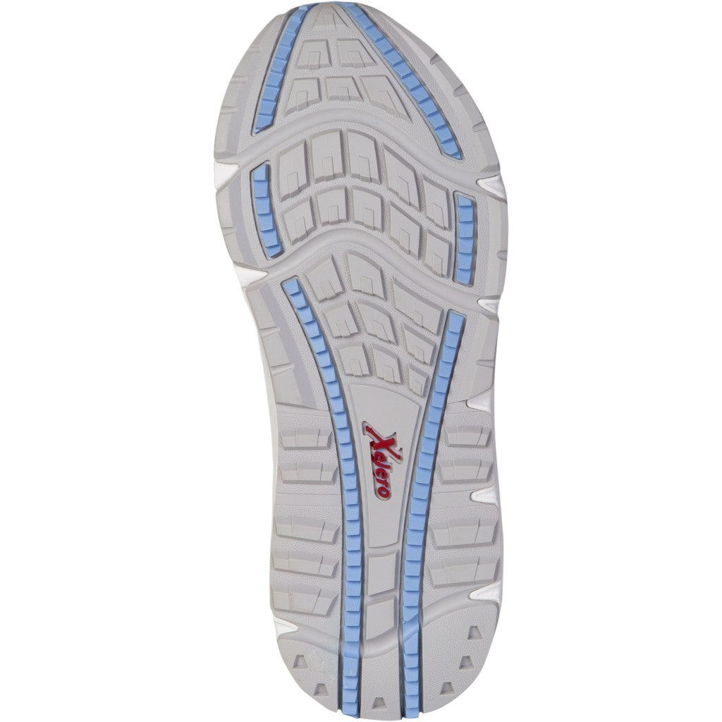 Xelero Matrix V Leather Women's Shoe - White/Powder Blue - Sole View - 4