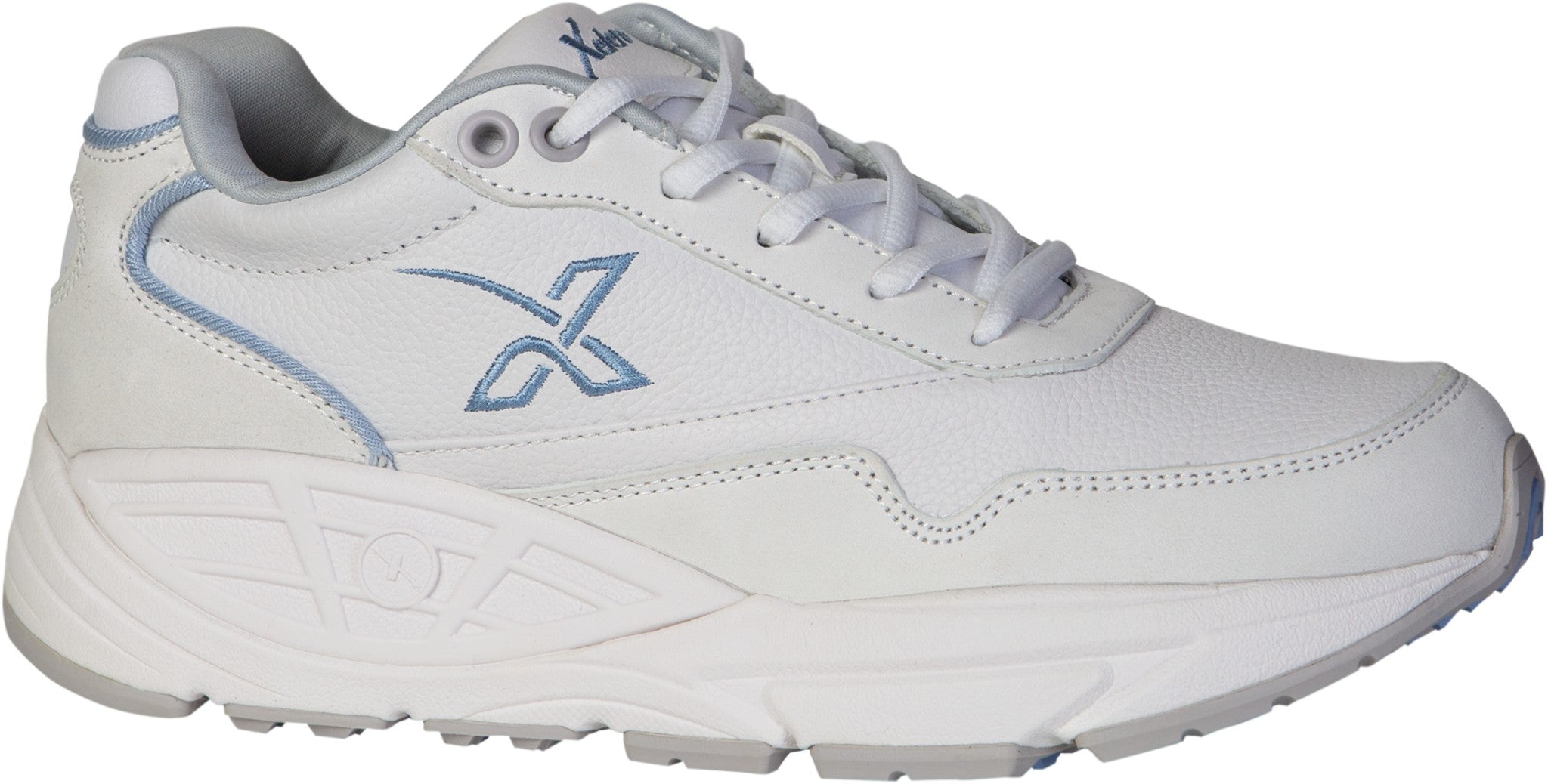 Xelero Matrix V Leather Women's Shoe - White/Powder Blue - Product View - 6