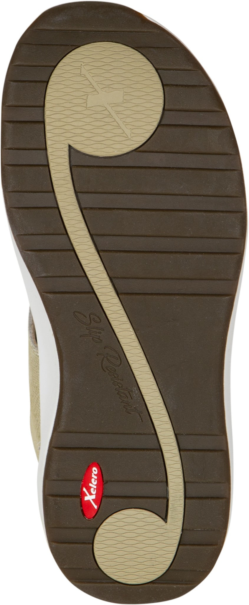 Xelero Mykonos Sandal Women's Sandal - Champagne - Sole View - 4