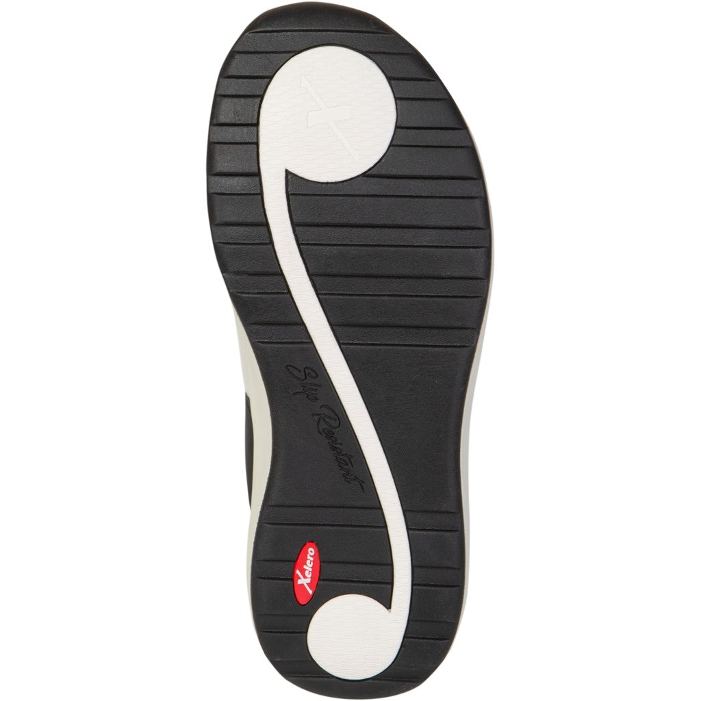 Xelero Nellie Women's Shoe - Black/White - Sole View - 5