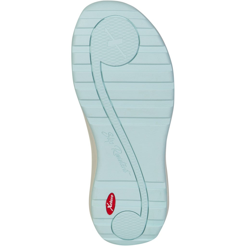 Xelero Nellie Women's Shoe - White/Cloud - Sole View - 5