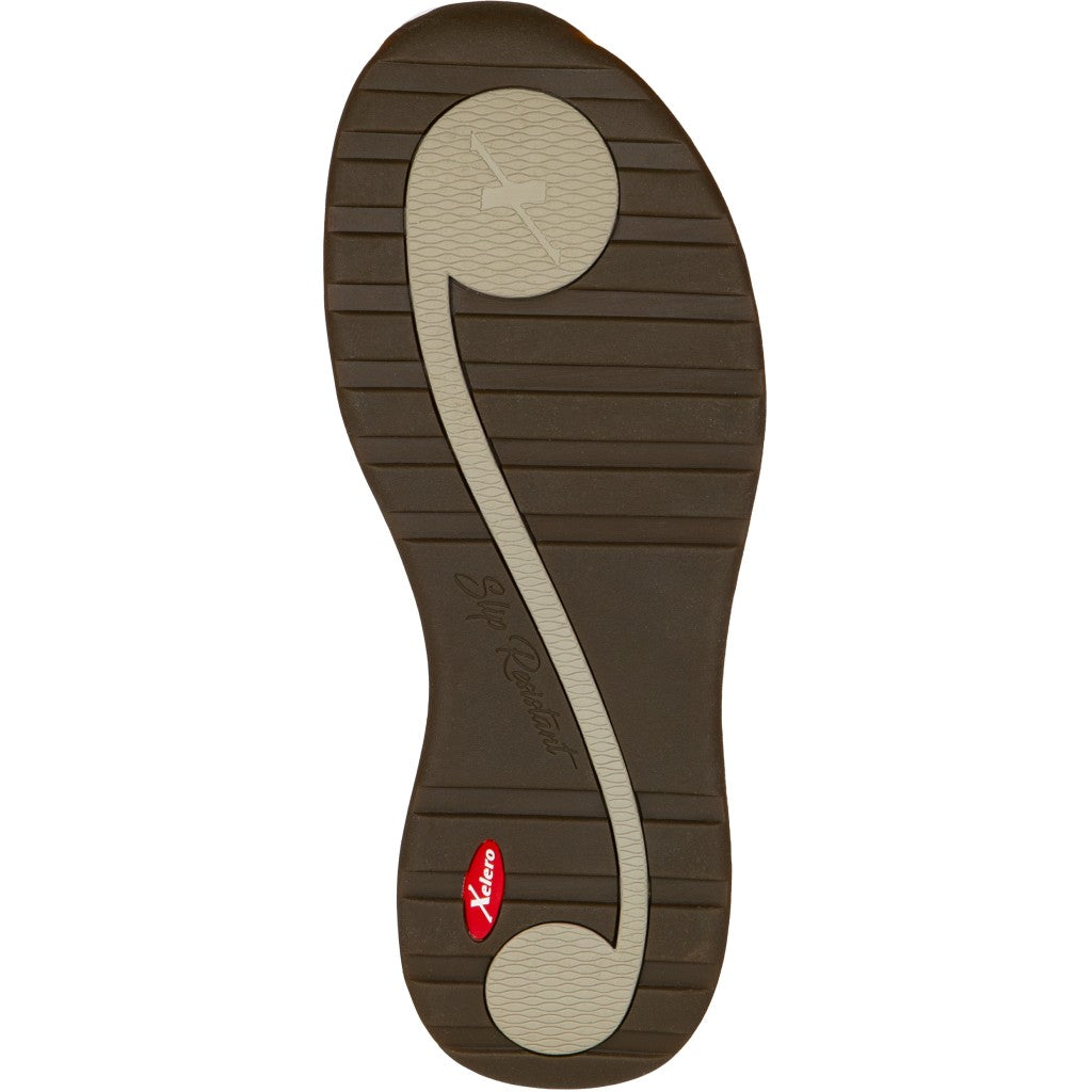 Xelero Santorini Sandal Women's Sandal - Black - Sole View - 4