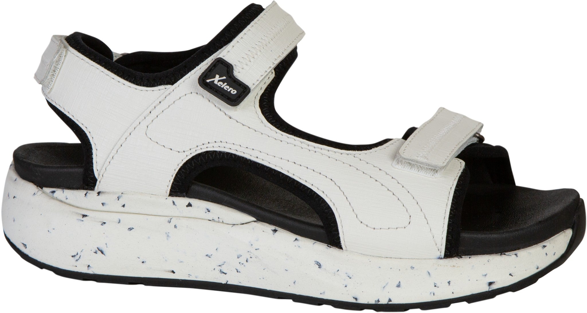 Xelero Sofia Supportive Cushioned Women's Shoe - Ice/Black - Product View - 2