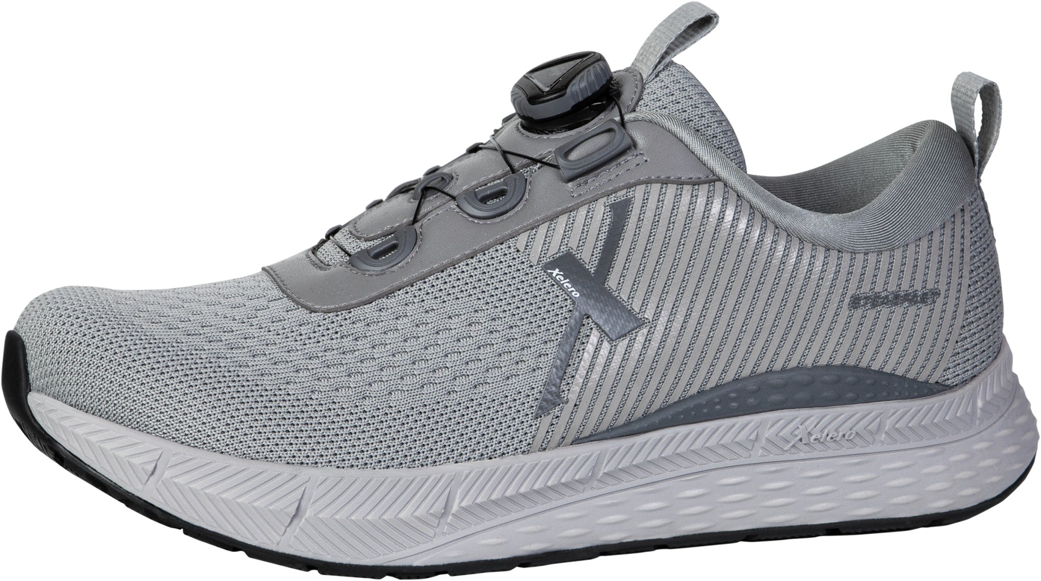 Xelero Steadfast FitGo Men's Shoe - Carbon Grey - Product View - 1