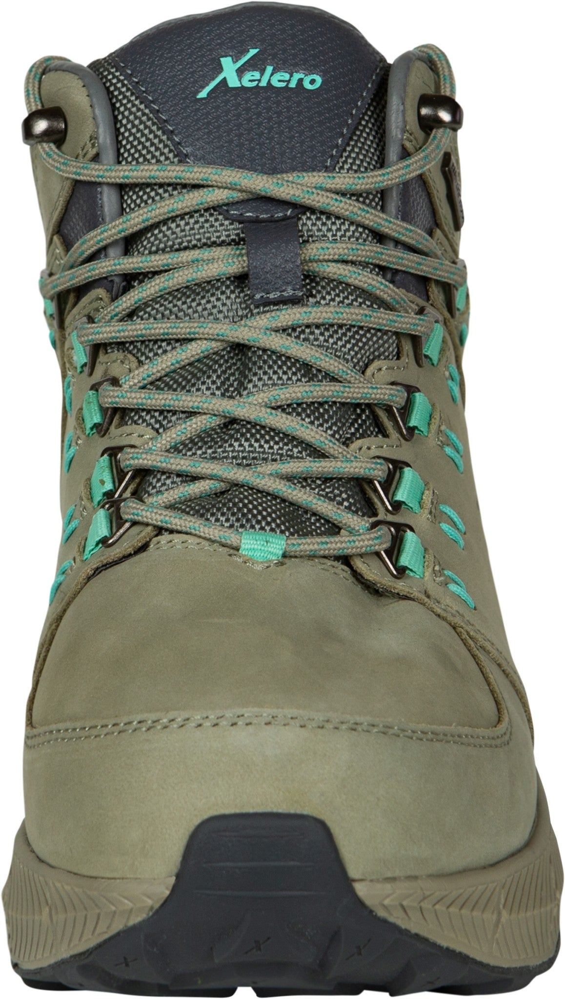 Xelero Steadfast Hiker Hi Women's Boot - Stone/Spearmint - Product View - 3
