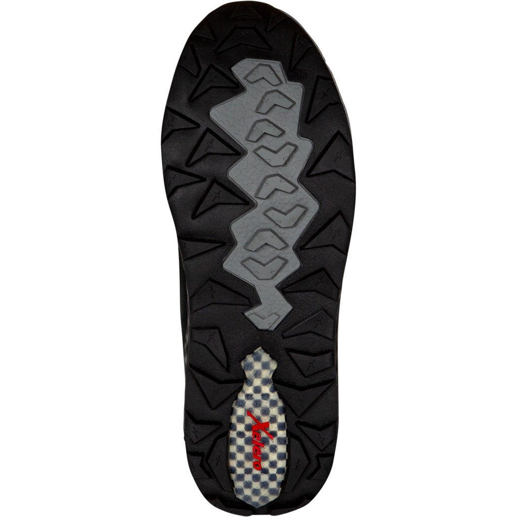 Xelero Steadfast Hiker Lo Supportive Comfort & Stability Men's Boot - Black - Sole View - 4