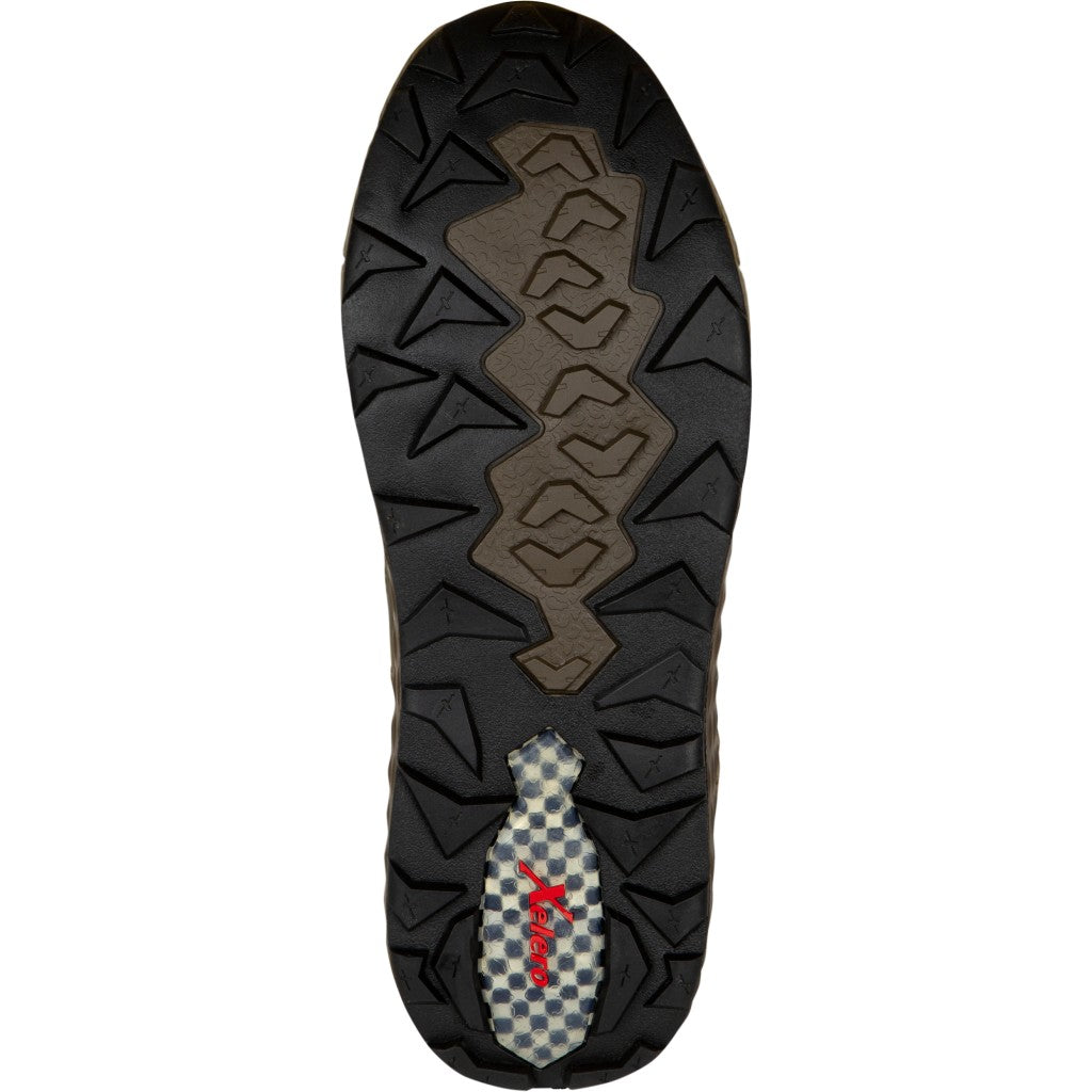 Xelero Steadfast Hiker Lo Supportive Comfort & Stability Men's Boot - Crazy Horse Brown - Sole View - 4